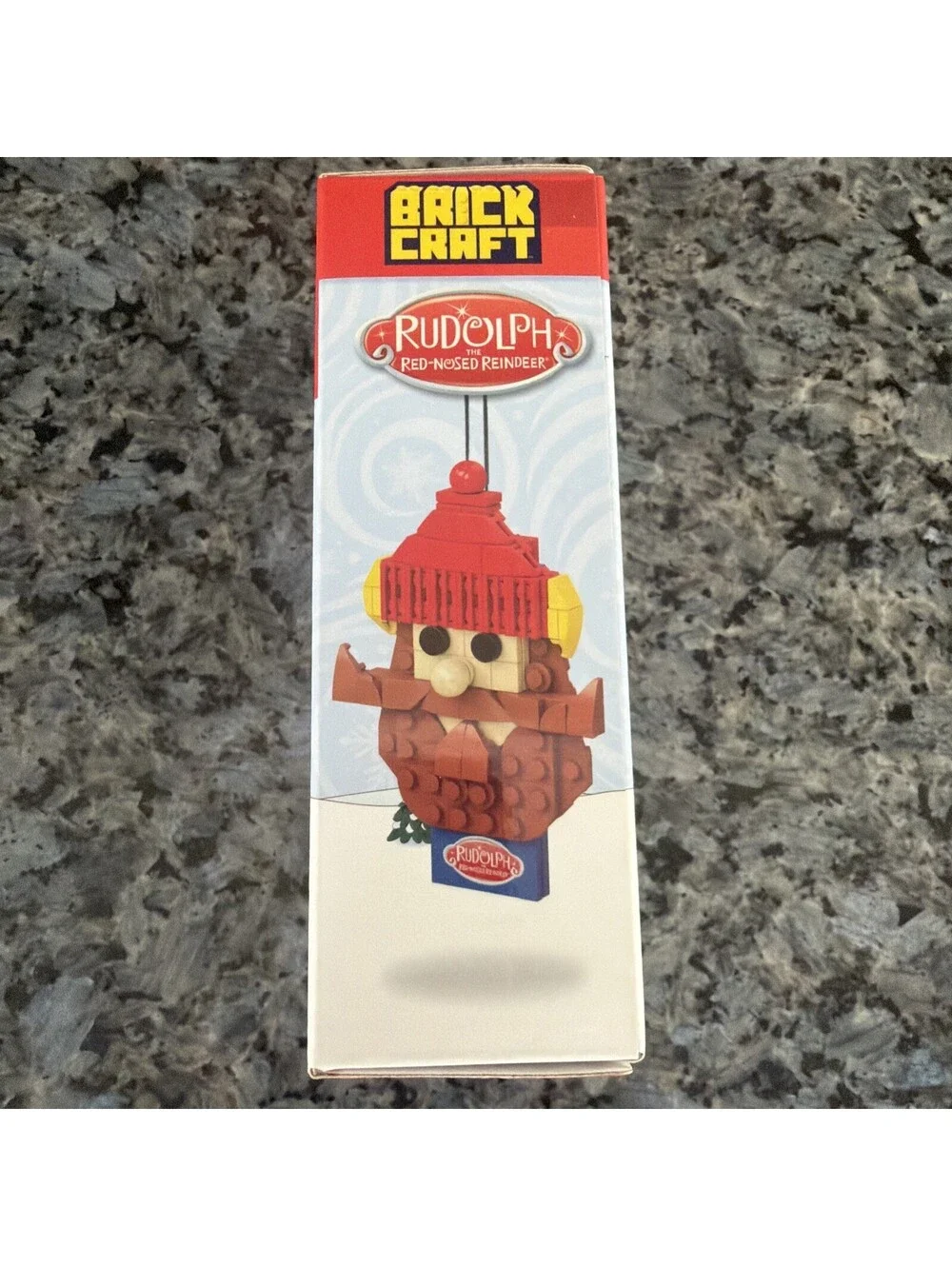 BRICKCRAFT Rudolph the Red Nosed Reindeer Yukon Cornelius Figure Ornament Set